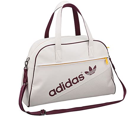 adidas sporttasche weiß leder|Sporttaschen für Damen .